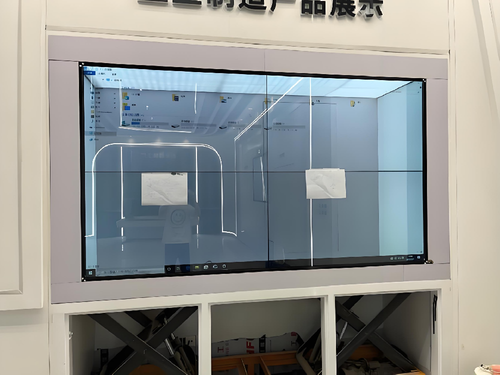 關(guān)掉是玻璃，打開是屏幕！OLED透明屏未來感拉滿！